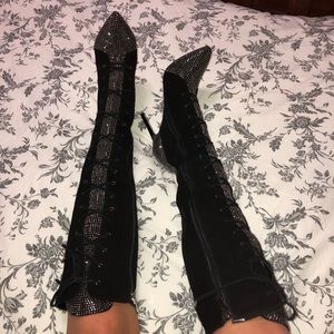 Stunning knee high boots from Russia